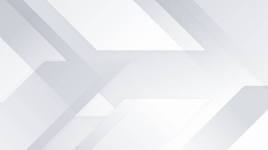 Beyaz minimum geometrik şekil soyut arkaplan. Kapak, poster, afiş, broşür, başlık, sunum, web, broşür için minimal geometrik tasarım