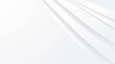 Basit geometrik şekilli beyaz vektör soyut arkaplan. Kapak, poster, afiş, broşür, başlık, sunum, web, broşür için minimal geometrik tasarım