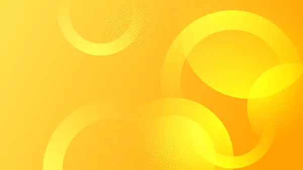 Amarelo Laranja Forma Geométrica Mínima Fundo Gradiente Abstrato Design Abstrato — Vetor de Stock