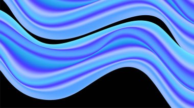 Renkli renkli vektör stili zarif dalga tasarımı arka plan. Poster, afiş, el ilanı, dergi, kapak, broşür, festival için dinamik renk derecelendirme tasarımı