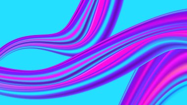 Dalga biçimli renkli vektör soyut arkaplanı. Poster, afiş, el ilanı, dergi, kapak, broşür, festival için dinamik renk derecelendirme tasarımı