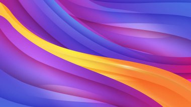 Renkli renkli vektör dinamik soyut dalga arkaplanı. Poster, afiş, el ilanı, dergi, kapak, broşür, festival için dinamik renk derecelendirme tasarımı