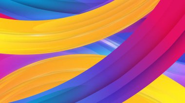 Renkli renkli vektör dalgası arka planı şekillendirdi. Poster, afiş, el ilanı, dergi, kapak, broşür, festival için dinamik renk derecelendirme tasarımı