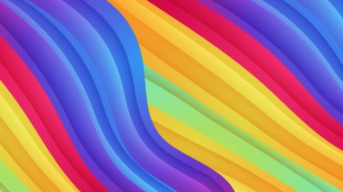 Renkli renkli vektör dinamik soyut dalga arkaplanı. Poster, afiş, el ilanı, dergi, kapak, broşür, festival için dinamik renk derecelendirme tasarımı