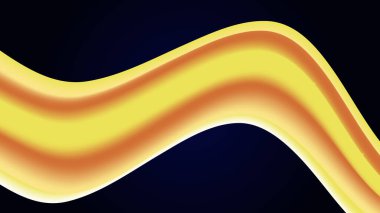 Farklı dalgalarla renkli renkli vektör soyut arkaplan. Poster, afiş, el ilanı, dergi, kapak, broşür, festival için dinamik renk derecelendirme tasarımı