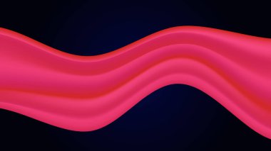 Renkli, zarif, soyut arkaplan ve dalgalı bir vektör. Poster, afiş, el ilanı, dergi, kapak, broşür, festival için dinamik renk derecelendirme tasarımı