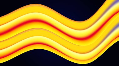 Renkli renkli vektör çizimi soyut dalga arkaplanı. Poster, afiş, el ilanı, dergi, kapak, broşür, festival için dinamik renk derecelendirme tasarımı