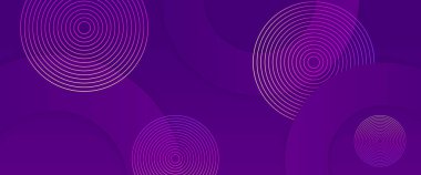 Geometrik çizgili çizgili mor menekşe soyut bir pankart. Modern parlak çizgiler. Gelecekçi teknoloji konsepti. Gelecekçi teknoloji konsepti. Poster, afiş, broşür