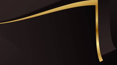 Modern, basit, siyah altın kartvizit geçmişi. Siyah mavi altın kartvizit düz tasarım şablonu. Şirket logosu olan modern bir sunum kartı. Vektör kartvizit şablonu. Ziyaret kartı