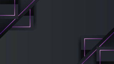 Mor ve Altın Çizgili Zarif İş Kartı