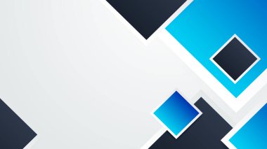 Beyaz mavi ve siyah modern iş modelleri soyut arka plan şablonu