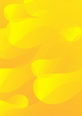 Modern soyut kapaklar tasarım şablonu, canlı ve parlak sarı gradyan, yıllık rapor tasarımı, Poster ve Sancak, 4 set işareti, düz biçim vektör çizimi.