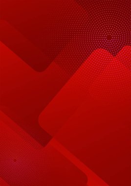 Asgari dinamik kapak tasarımı için çizgi gradyanı olan parlak kırmızı soyut desen arkaplanının vektör çizimi. Mavi, pembe, sarı, yeşil afiş şablonu