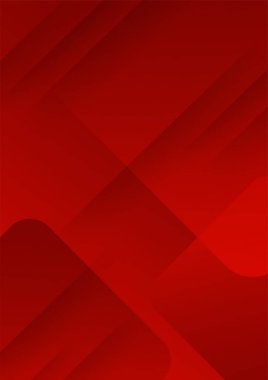 Kırmızı yıllık rapor broşür tasarım şablonu daireler şeklinde. Vektör illüstrasyonu, Broşür kapağı sunumu için kullan soyut düz arkaplan, A4 boyutunda yerleşim