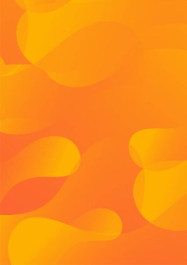 Minimal kapak tasarımı. Turuncu şekilli tasarım. Gelecekteki geometrik desenler.