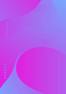 Soyut morumsu geometrik kapak tasarımları