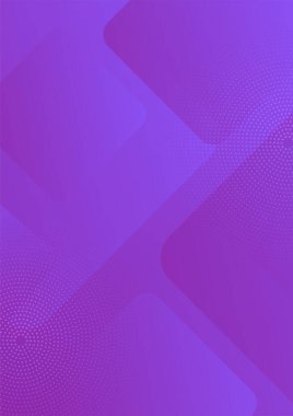 Minimal kapak tasarımı. Mor şekilli morumsu bir tasarım. Gelecekteki geometrik desenler.