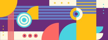 vektör renkli geometrik mozaik arkaplan