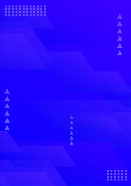 Couverture Géométrique Abstraite Dégradé Bleu Graphismes Vectoriels