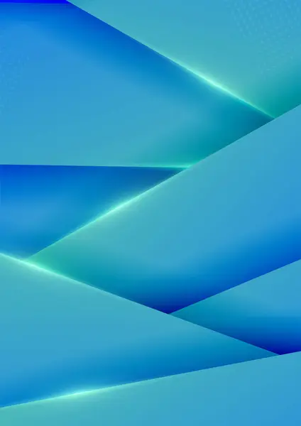 Minimales Cover Design Blau Grüner Vektorhintergrund Modernes Template Design Für Stockillustration