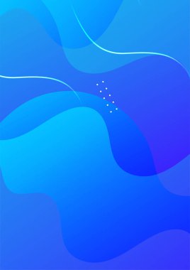 Minimal kapak tasarımı. Mavi yarım ton gradyan. Arkaplan soyut kalıpları. Vektör şablonu broşürler, el ilanları, sunumlar, broşür, şarjör boyutu a4