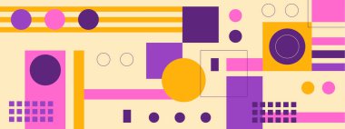 Yaratıcı soyut şekillere sahip renkli geometrik kusursuz desenli çizimler. Modern İskandinav tarzı arka plan baskısı. Modaya uygun parlak semboller ve minimalist şekil, doku, geometrik kolaj.