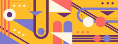 vektör renkli geometrik mozaik arkaplan