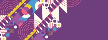 vektör renkli geometrik şekil mozaik arkaplan