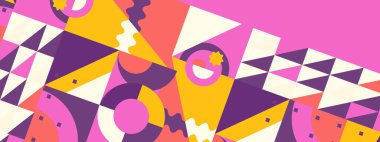 vektör renkli dekoratif geometrik arkaplan