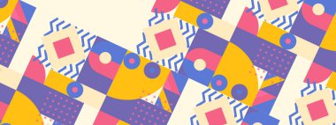 vektör renkli geometrik şekil mozaik arkaplan