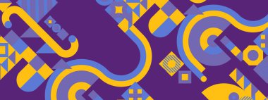 vektör renkli geometrik şekil mozaik arkaplan