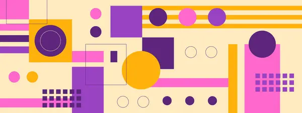 Абстрактная Геометрическая Проходимость Ретро Цвета Цвет Фона Сетка Цветными Геометрическими Лицензионные Стоковые Иллюстрации
