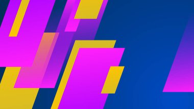 Soyut Geometrik Memphis Arkaplan Renkli Şekil