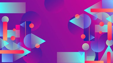 vektör gradyanı soyut renk arkaplanı