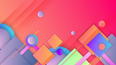 Modern vektör soyut geometrik