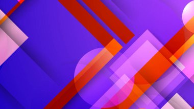 Renkli farklı elemente sahip vektör arkaplanı