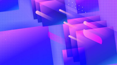 Yuvarlak şekilli mavi vektör arkaplanı