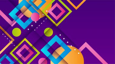 vektör geometrik şekiller gradyan arkaplan