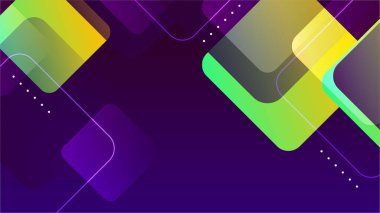 Minimum geometrik soyut arkaplan. Çember kare ve üçgen tasarım. Duvar kağıdı, afiş, arkaplan veya iniş için moda tekno iş şablonu