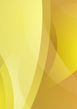 Minimal kapak tasarımı. Serin yarım tonlu sarı renkler. Geleceğin geometrik şablonu.