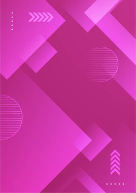 Şekilli Violet modern poster arka planı