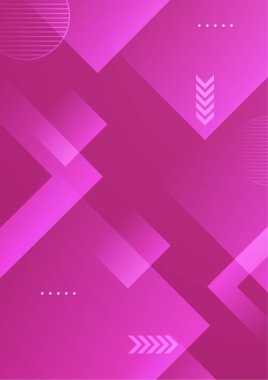 Şekilli Violet modern poster arka planı