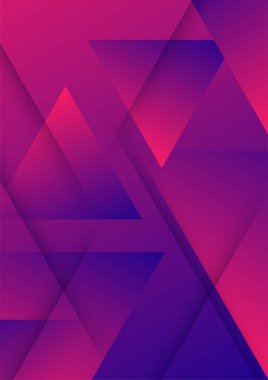 gradyan şekil mor soyut geometri tasarımı arka plan