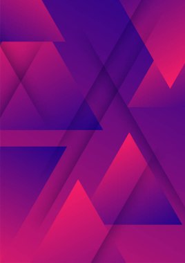 gradyan şekil mor soyut geometri tasarımı arka plan