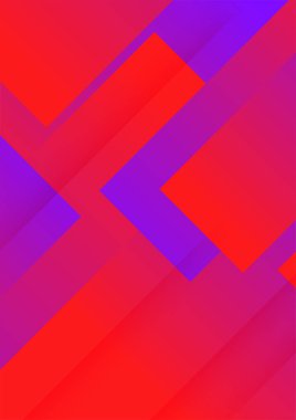 Minimum kapak tasarımı. Mor kırmızı eğimli vektör arkaplanı. Kapak veya ağ için modern şablon tasarımı