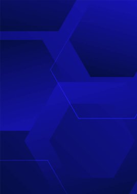 parlak gradyan koyu mavi soyut geometri tasarım arka planı