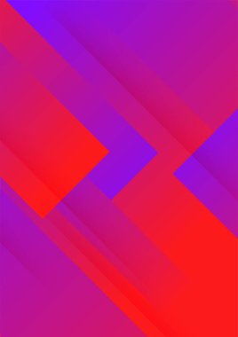 Minimum kapak tasarımı. Mor kırmızı eğimli vektör arkaplanı. Kapak veya ağ için modern şablon tasarımı