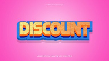 Düzenlenebilir metin biçimi etkisi. Yaz mevsimi etkinliği ile vektör metin efekti.