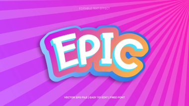 Modern biçim pankartı için güçlü kalın metin efekti