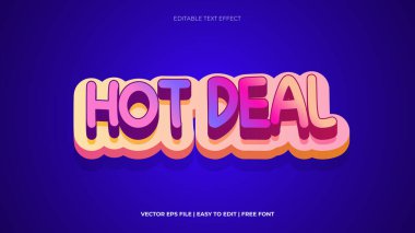 Düzenlenebilir metin efekti 3d Karikatür şablon biçimi premium vektörü